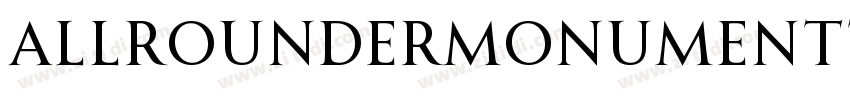 AllrounderMonumentTe字体转换