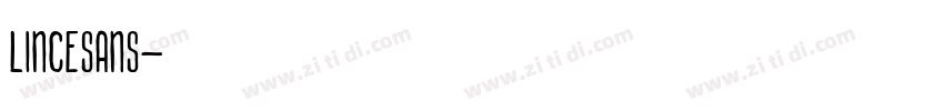 LinceSans字体转换