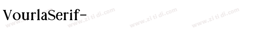 VourlaSerif字体转换