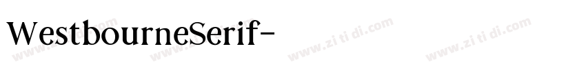 WestbourneSerif字体转换