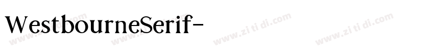 WestbourneSerif字体转换