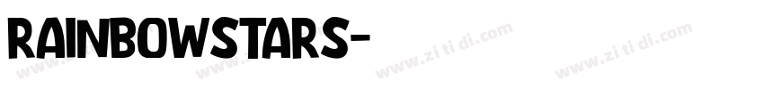 RainbowStars字体转换