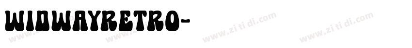 widwayRetro字体转换