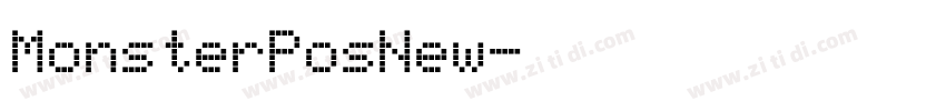 MonsterPosNew字体转换