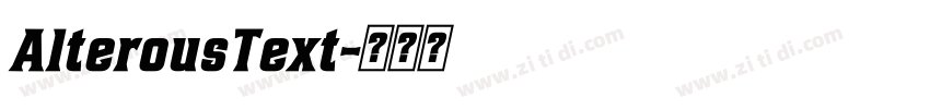 AlterousText字体转换