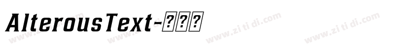 AlterousText字体转换