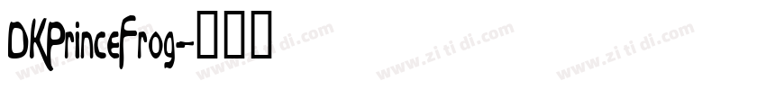 DKPrinceFrog字体转换
