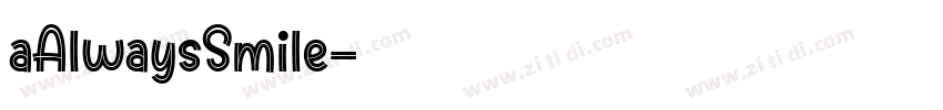 aAlwaysSmile字体转换