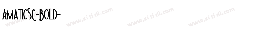 AmaticSC-Bold字体转换
