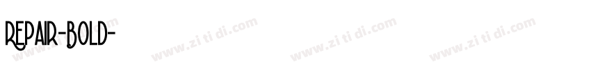 Repair-Bold字体转换