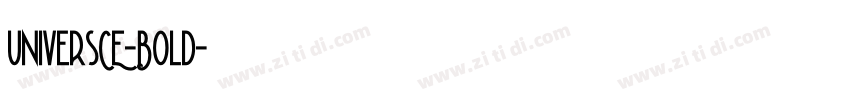 UniversCE-Bold字体转换 UniversCE-Bold字体转换