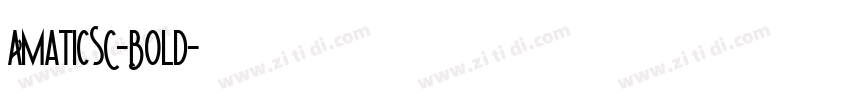 AmaticSC-Bold字体转换