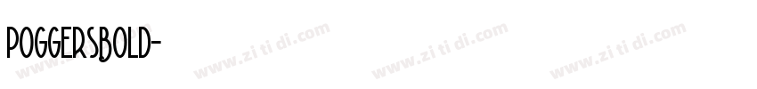 PoggersBold字体转换