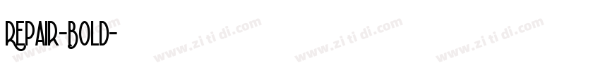 Repair-Bold字体转换
