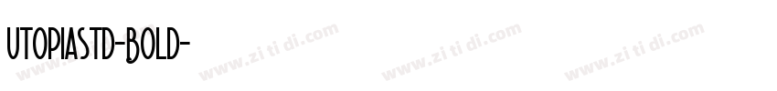 Utopiastd-Bold字体转换 Utopiastd-Bold字体转换