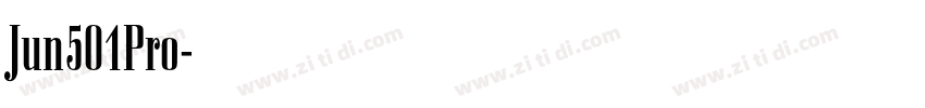 Jun501Pro字体转换