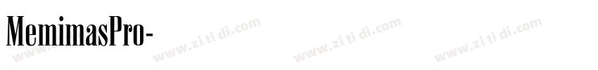 MemimasPro字体转换