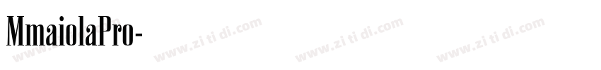 MmaiolaPro字体转换