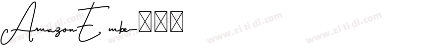 AmazonEmbe字体转换