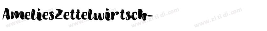AmeliesZettelwirtsch字体转换