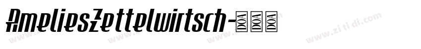 AmeliesZettelwirtsch字体转换
