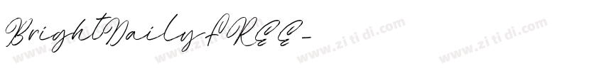 BrightDailyFREE字体转换