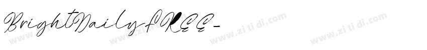 BrightDailyFREE字体转换