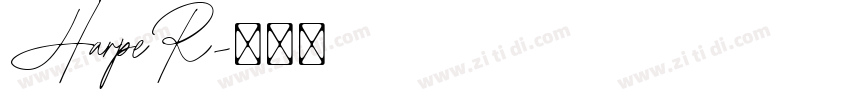 HarpeR字体转换