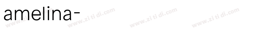 amelina字体转换