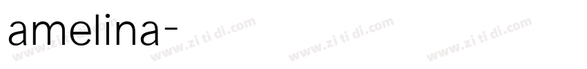amelina字体转换