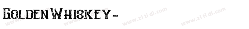 GoldenWhiskey字体转换