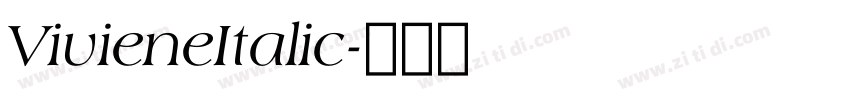 VivieneItalic字体转换 VivieneItalic字体转换