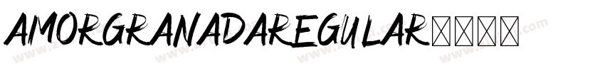 AmorGranadaRegular字体转换