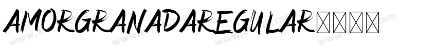 AmorGranadaRegular字体转换
