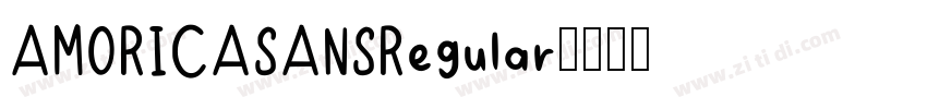 AMORICASANSRegular字体转换