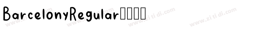 BarcelonyRegular字体转换 BarcelonyRegular字体转换
