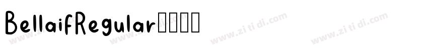 BellaifRegular字体转换