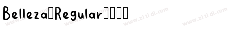 Belleza-Regular字体转换 Belleza-Regular字体转换