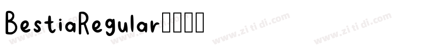 BestiaRegular字体转换