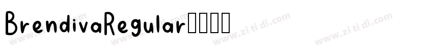 BrendivaRegular字体转换