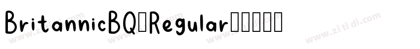 BritannicBQ-Regular免字体转换