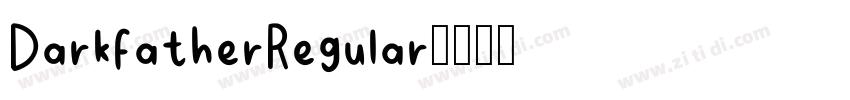 DarkfatherRegular字体转换
