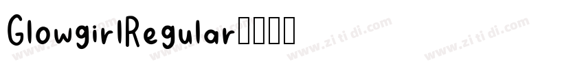 GlowgirlRegular字体转换