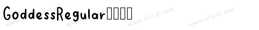GoddessRegular字体转换