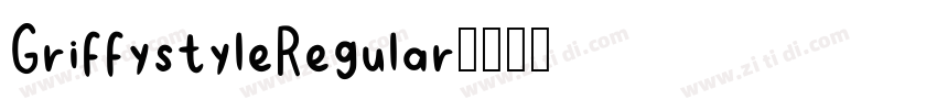 GriffystyleRegular字体转换