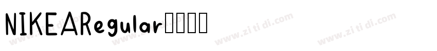 NIKEARegular字体转换