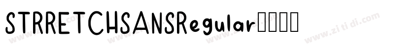 STRRETCHSANSRegular字体转换 STRRETCHSANSRegular字体转换