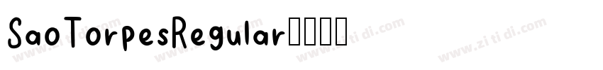 SaoTorpesRegular字体转换