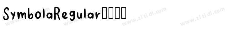 SymbolaRegular字体转换