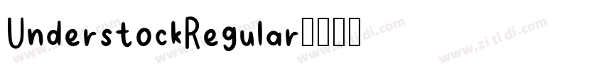 UnderstockRegular字体转换
